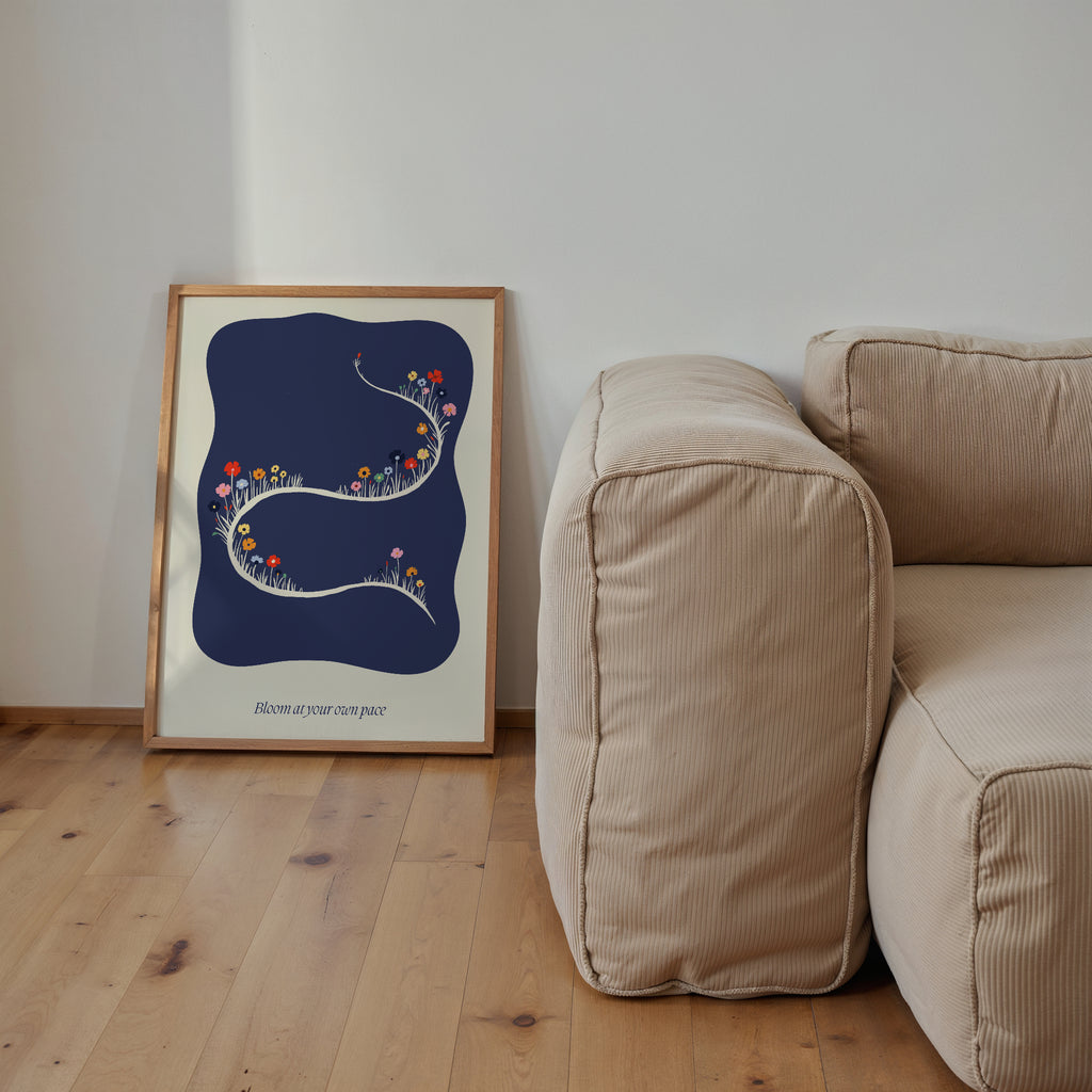 Bloom at your own pace - Blue