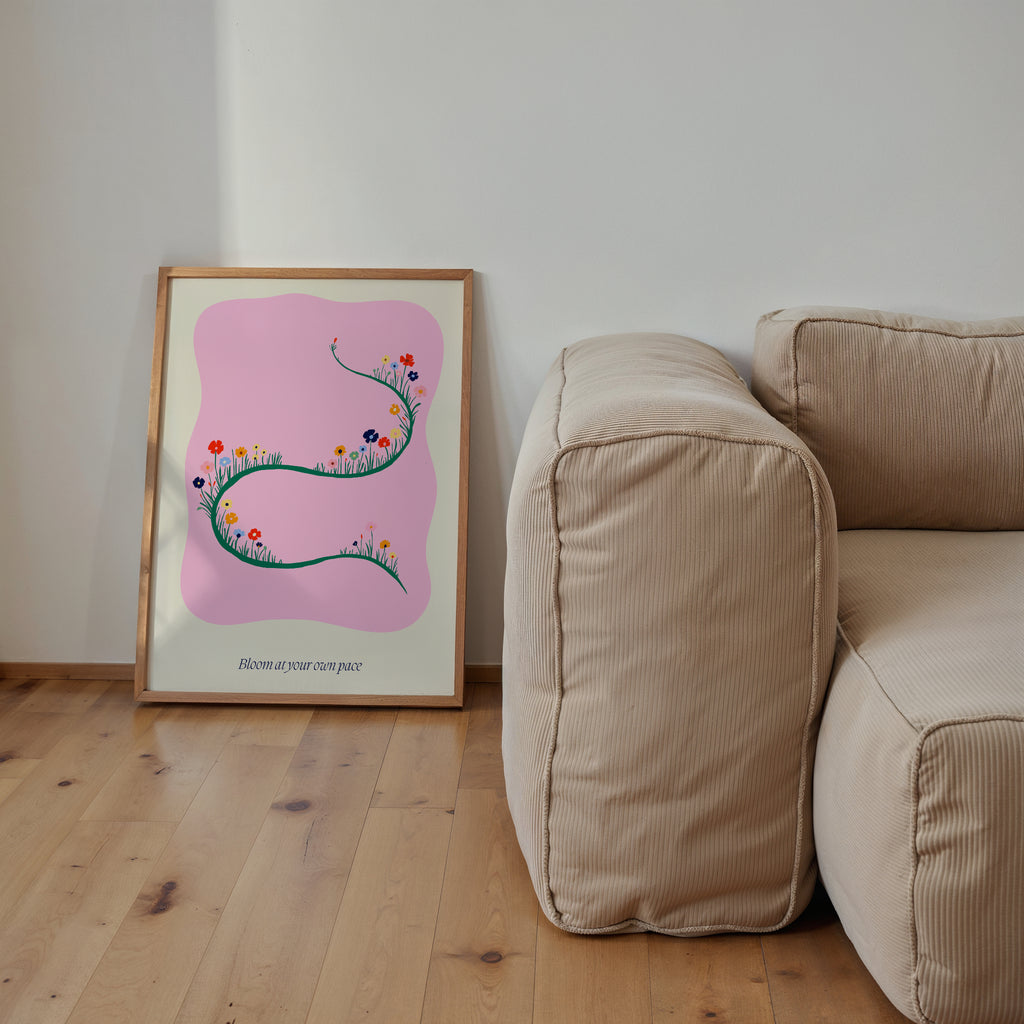 Bloom at your own pace - Pink