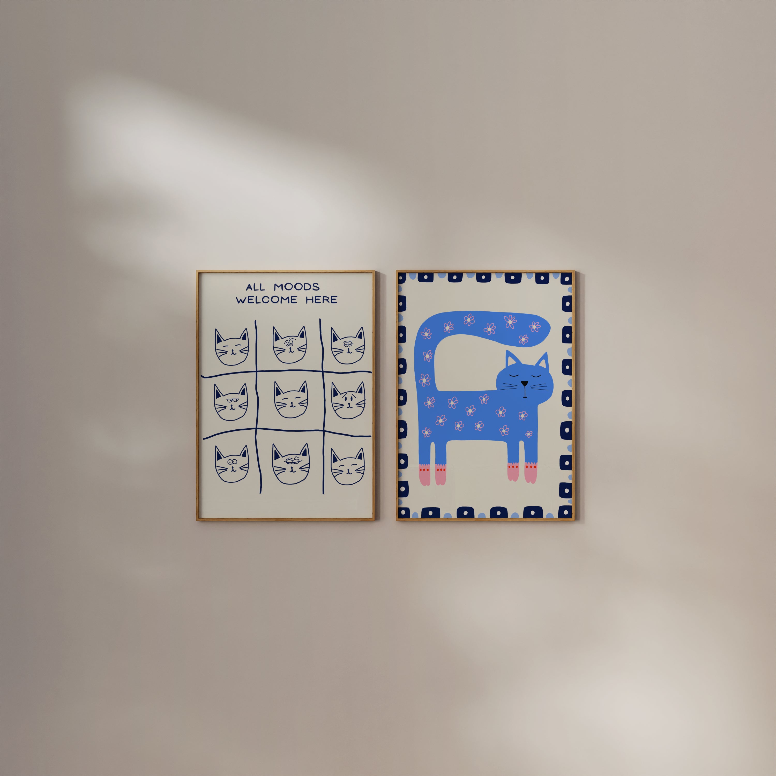 Cat Lover Print Set of 2