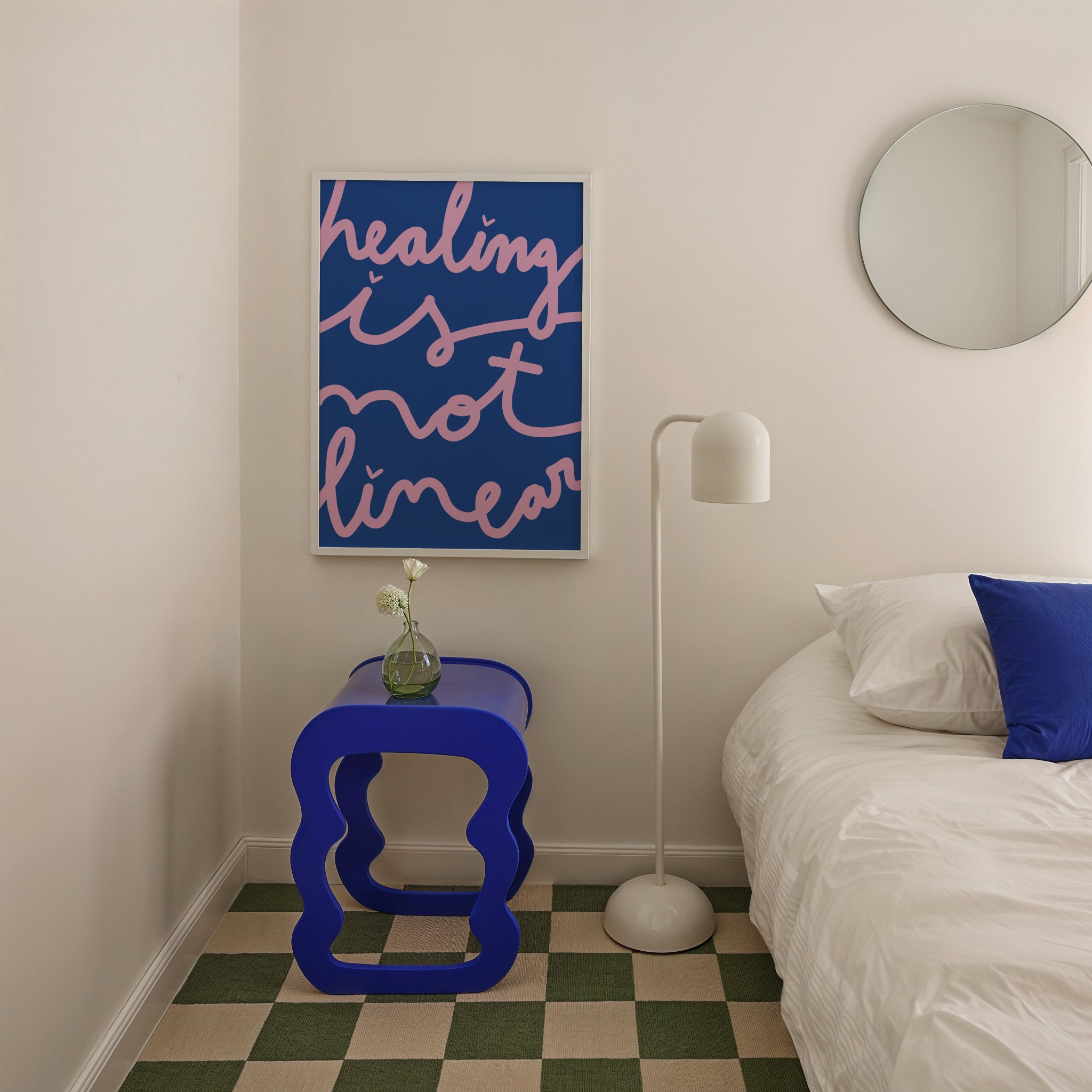 Healing is not linear - Blue