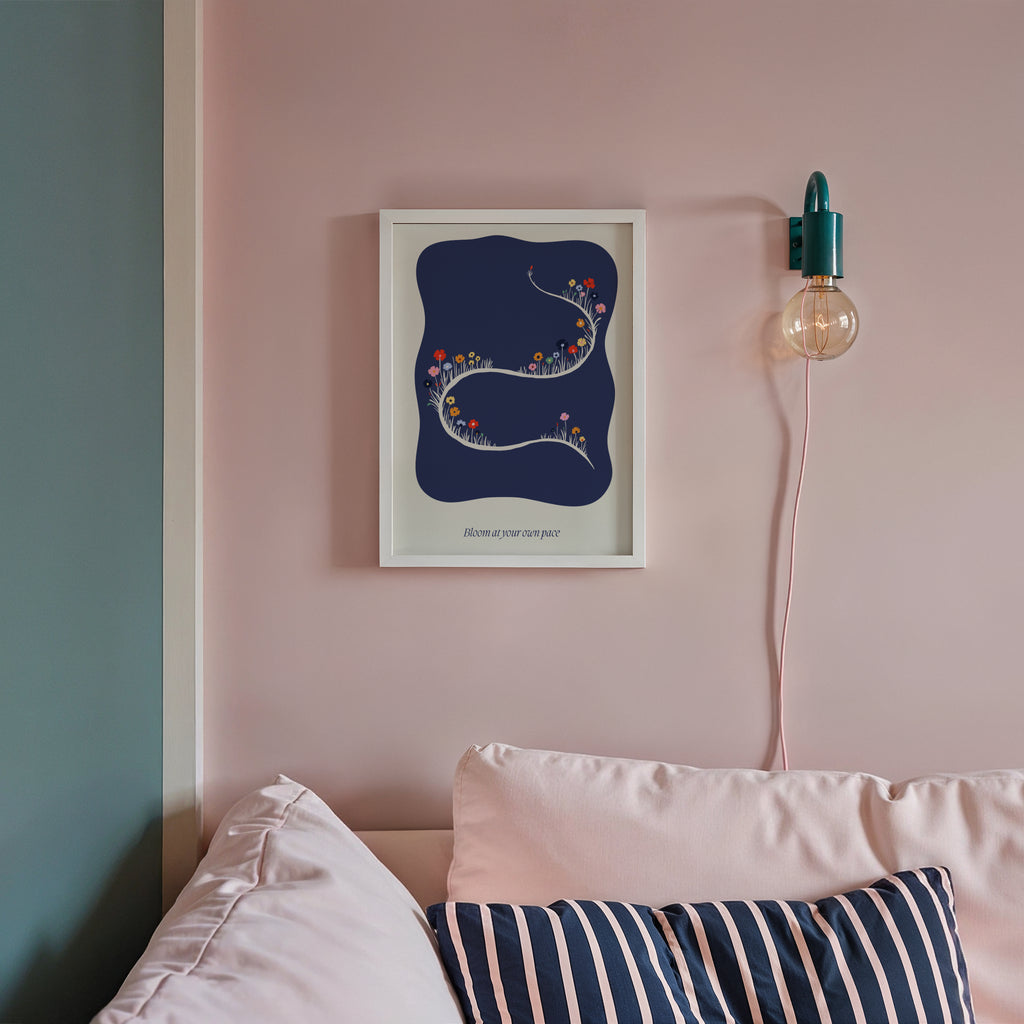 Bloom at your own pace - Blue