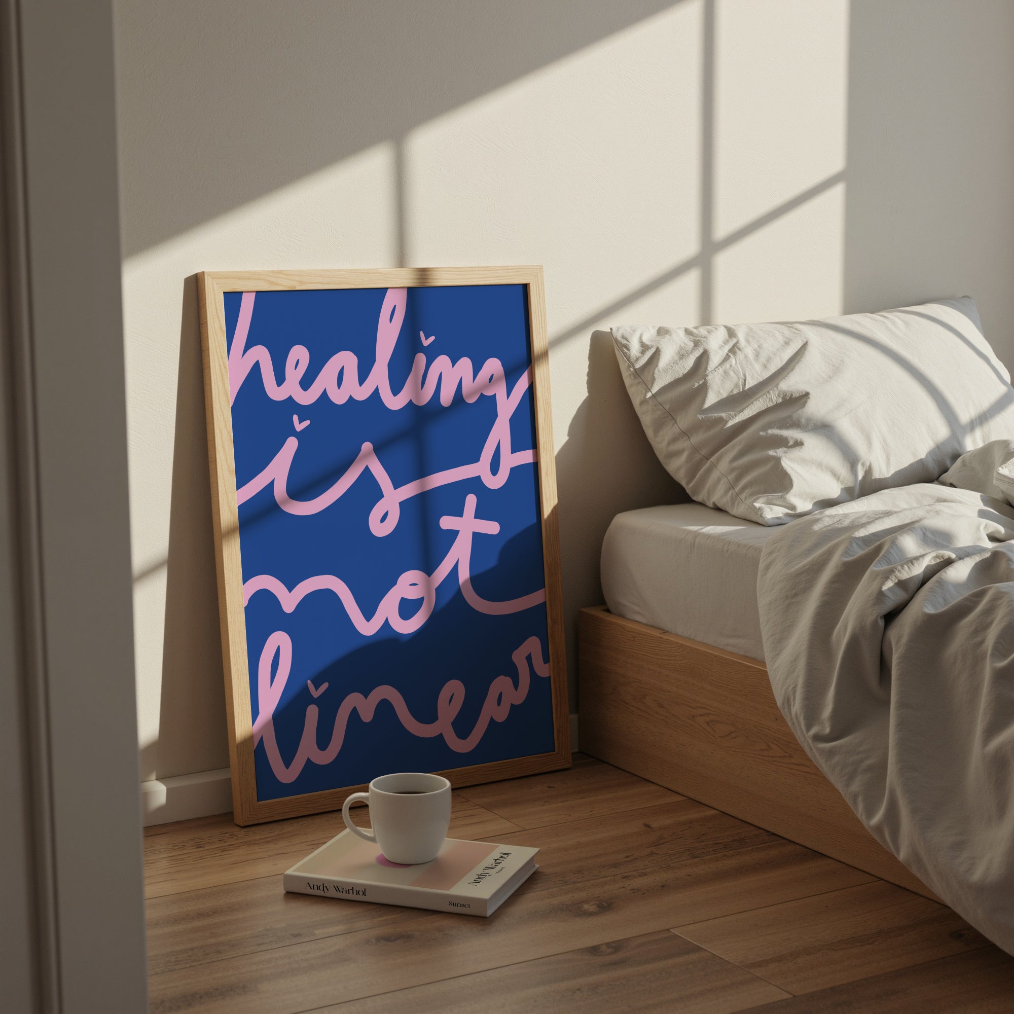 Healing is not linear - Blue