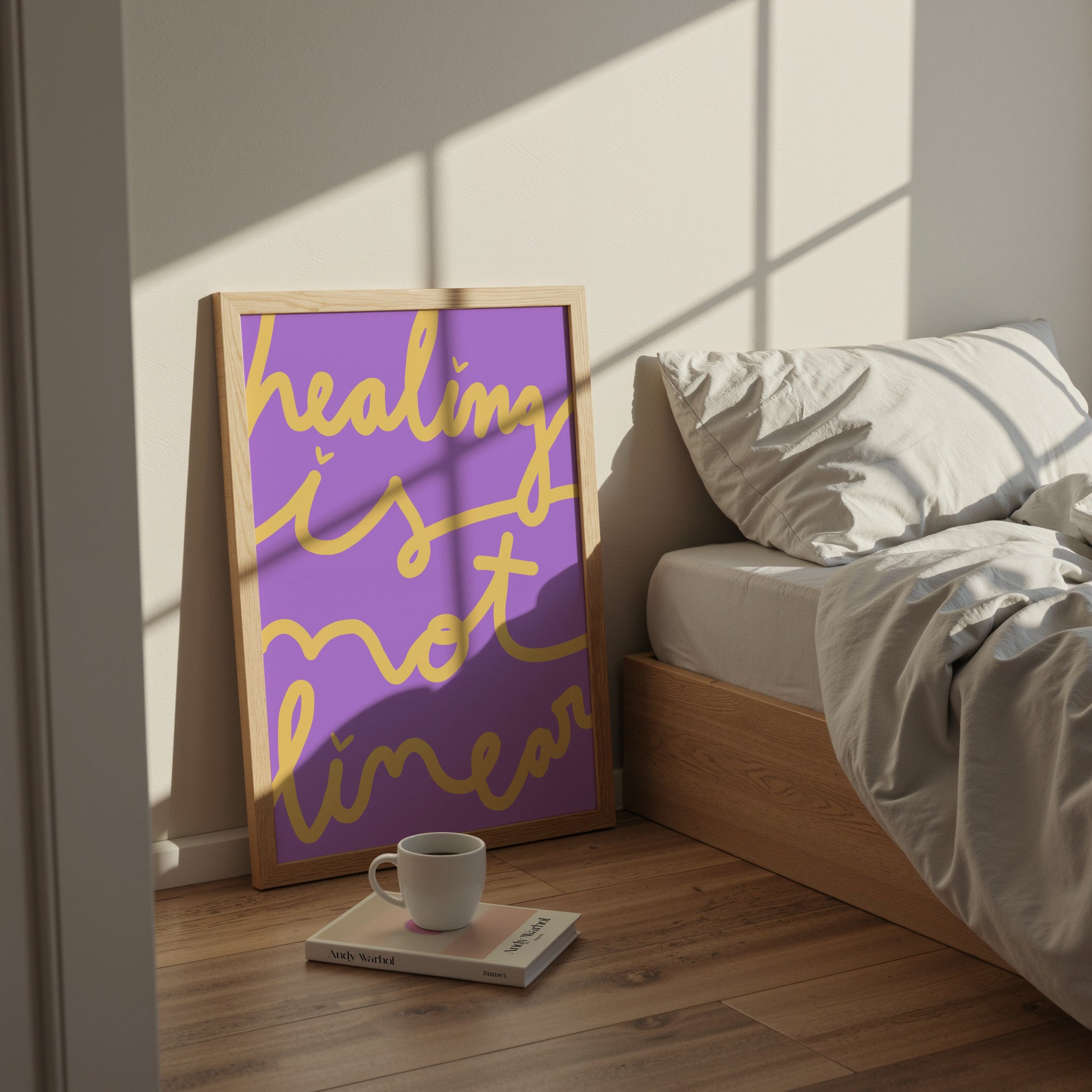 Healing is not linear - Purple