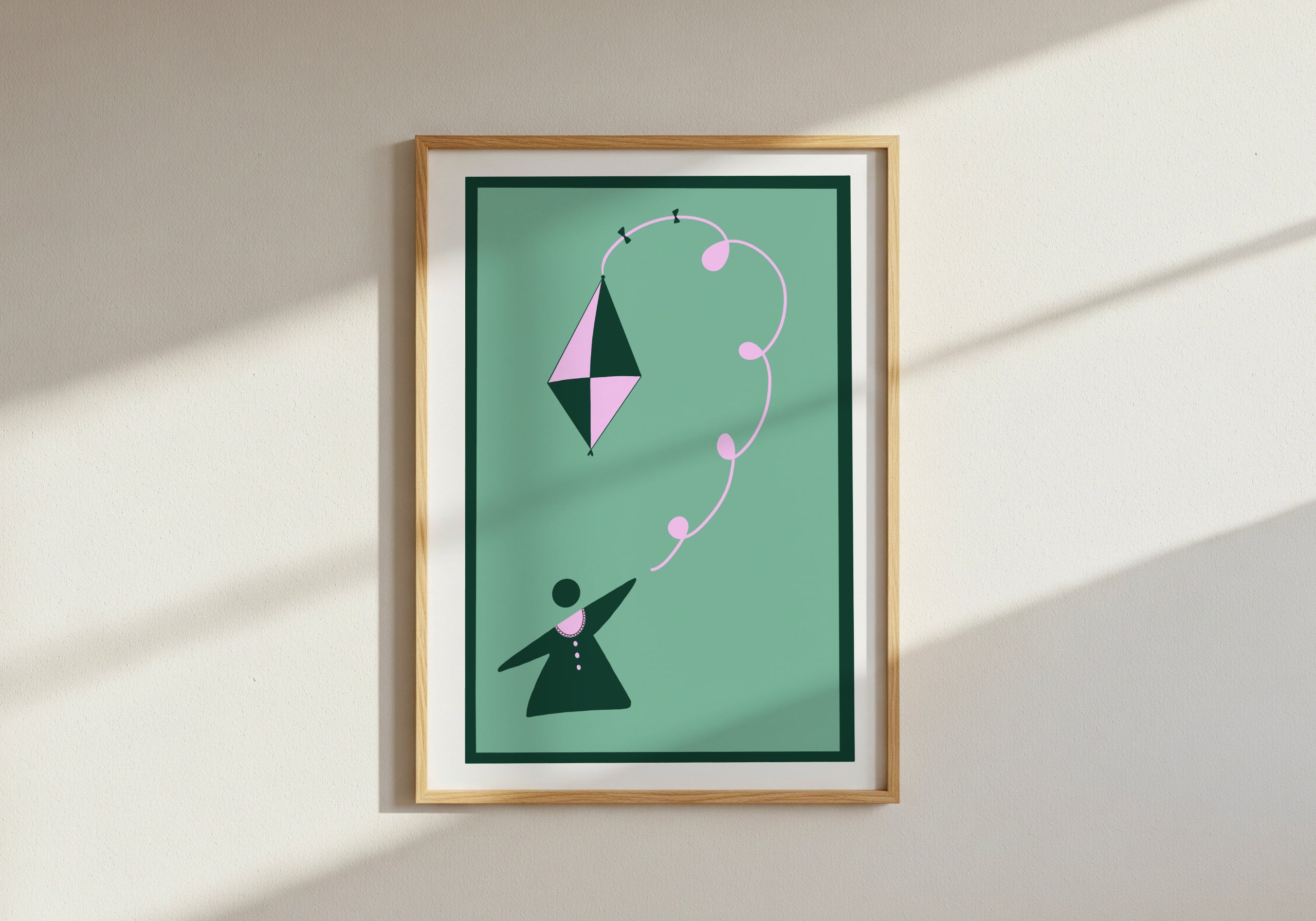Green Palette Print Set of 3
