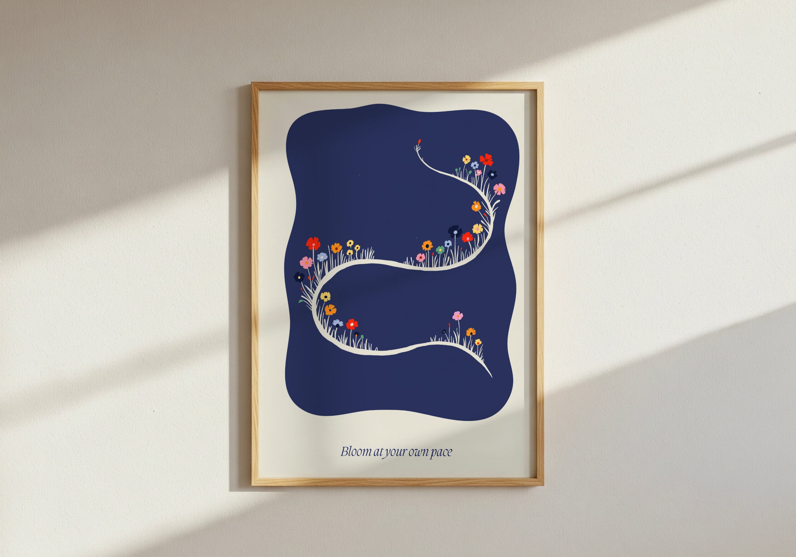 Bloom at your own pace - Blue