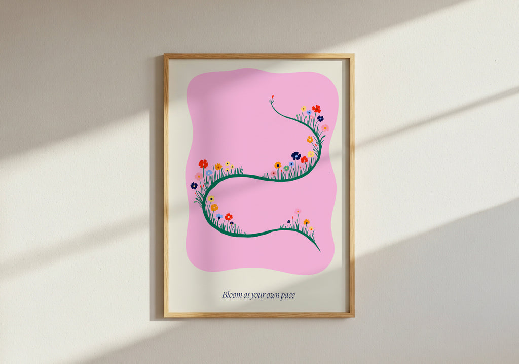 Bloom at your own pace - Pink