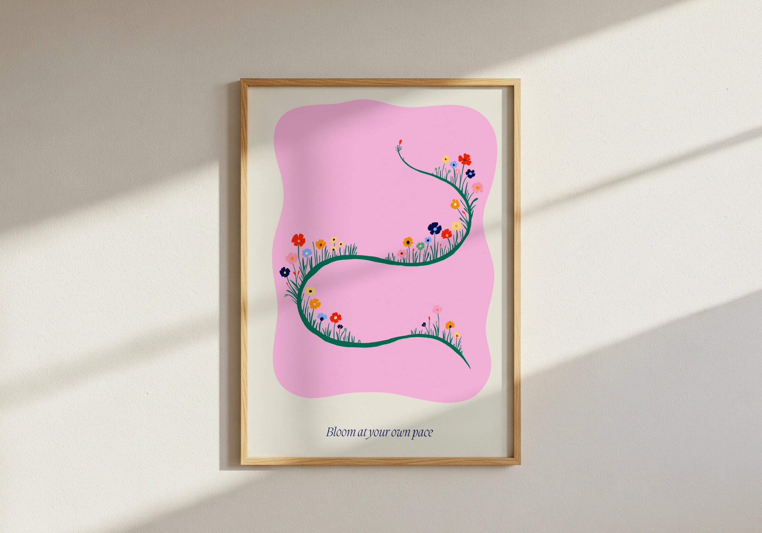 Bloom at your own pace - Pink